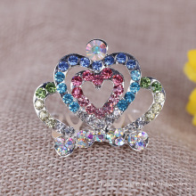 Shinning cristal tiara pelo peines de la boda de accesorios de pelo nupcial